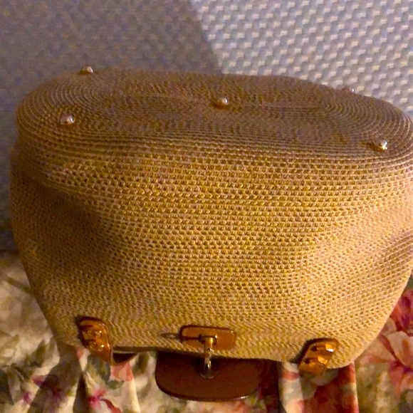 ERIC JAVITS PURSE HANDBAG 11 x 8 x 5 SQUISHEE VGC - Picture 4 of 7